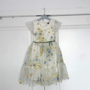 Zunie Cream floral dress